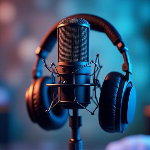 Cover art featuring a microphone and headphones for 'Oslo Innovates' podcast series